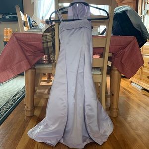 Light purple kids dress with detailing